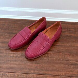 Vionic Sellah Orthotic Leather Loafer Shoes Women's Excellent Condition Size 8